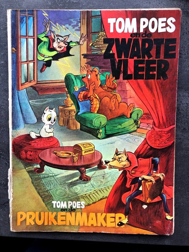 Twee verhalen van Tom Poes, Eén stripboek, Ophalen, Gelezen, Marten Toonder studios