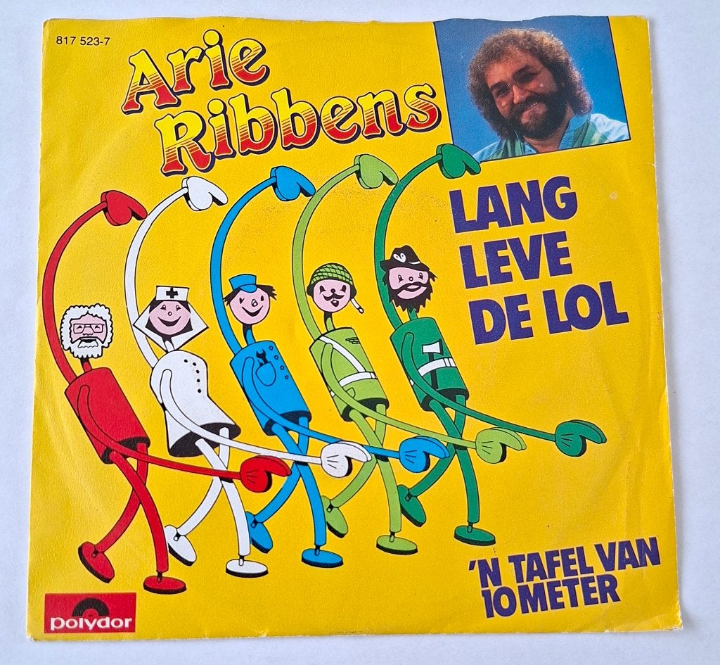 Arie Ribbens - Lang leve de lol, Ophalen of Verzenden, Gebruikt, Nederlandstalig, Single