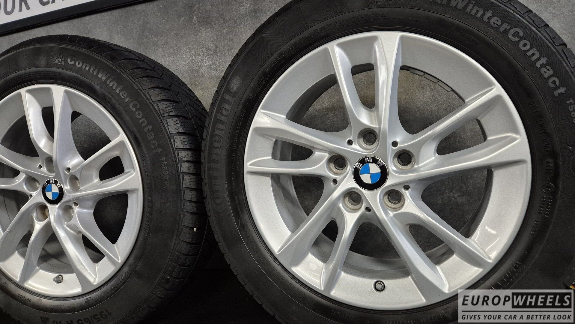 16 inch BMW velgen 2 active tourer F45 F46 1 winterbanden, Gebruikt, -, Banden en Velgen, 195 mm