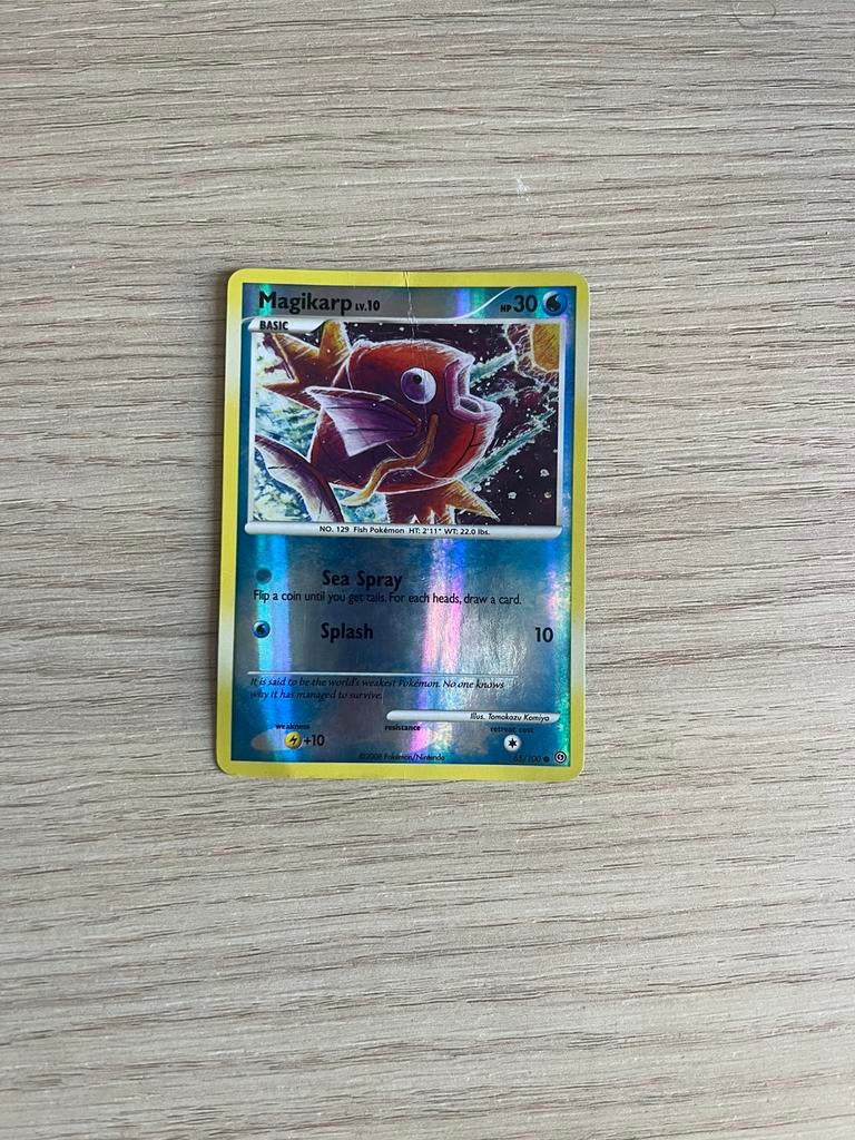 Magikarp 65/100 Pokemon kaart, Hobby en Vrije tijd, Verzamelkaartspellen | Pokémon, Ophalen of Verzenden, Gebruikt, Losse kaart