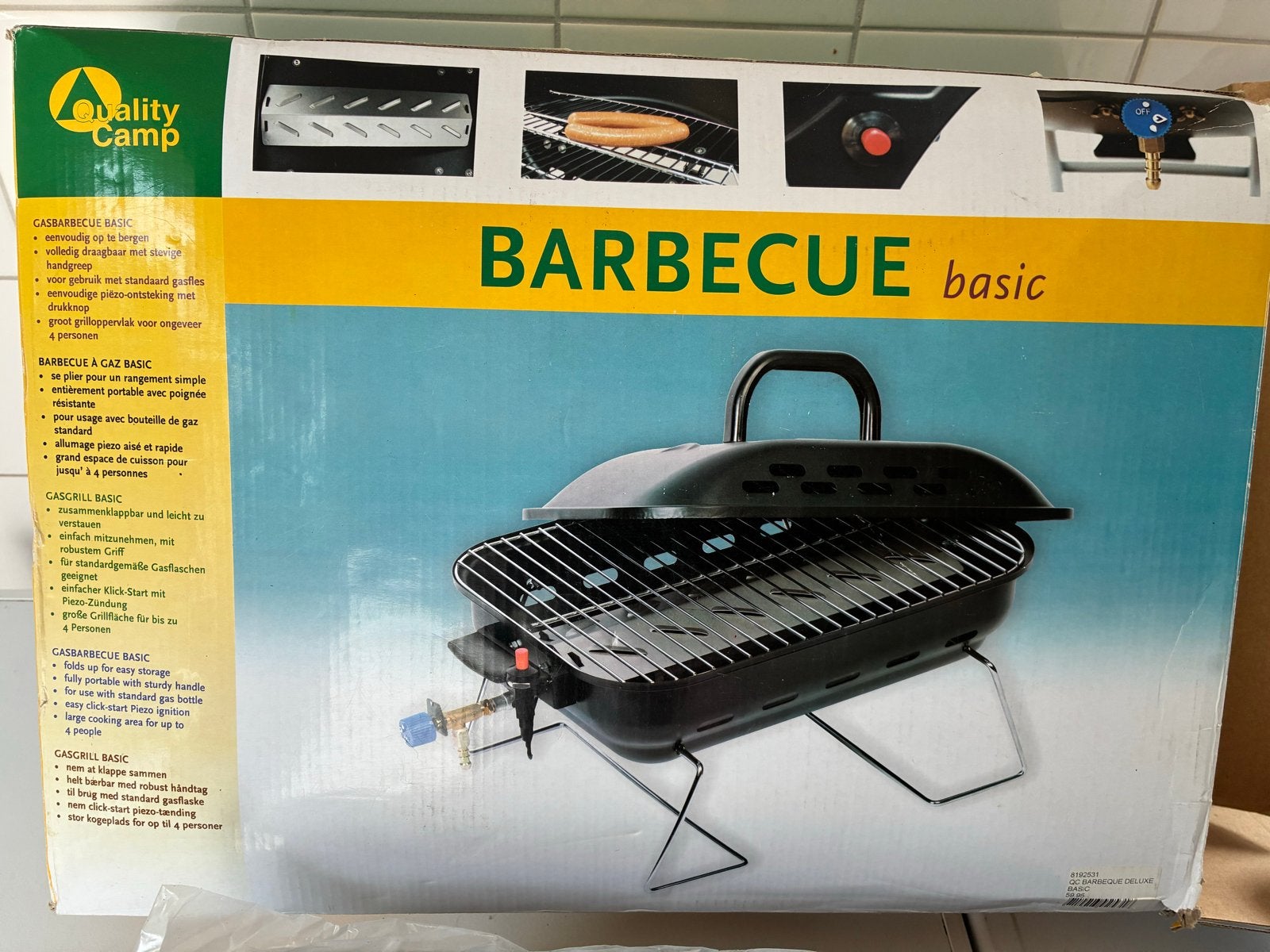 Nieuwe Quality Camp Barbecue Deluxe - Gasbarbecue, Ophalen, Nieuw