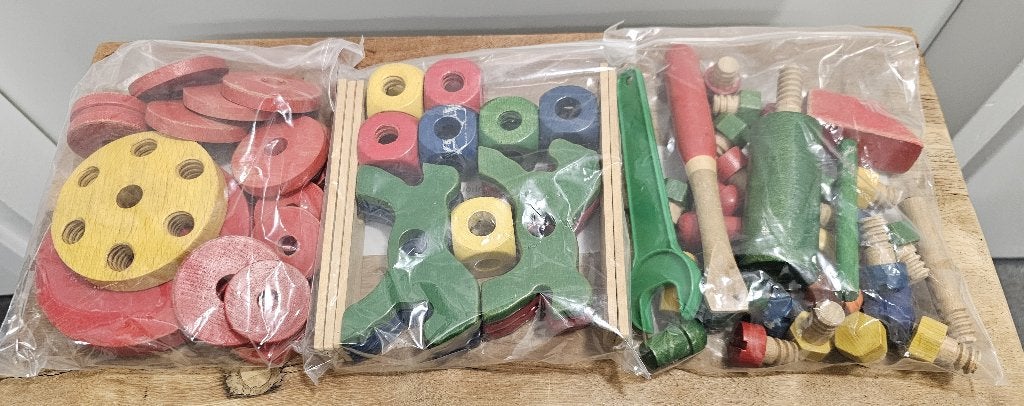 LEUK VINTAGE HOUTEN SPEELGOED, Kinderen en Baby's, Speelgoed | Houten speelgoed, Ophalen of Verzenden, Gebruikt, Overige typen