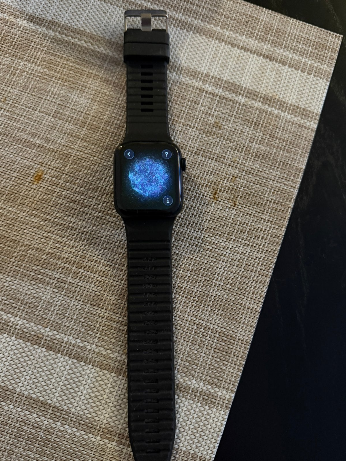 Apple watch SE3 44MM zwart, Zwart, IOS, Ophalen of Verzenden, Zo goed als nieuw