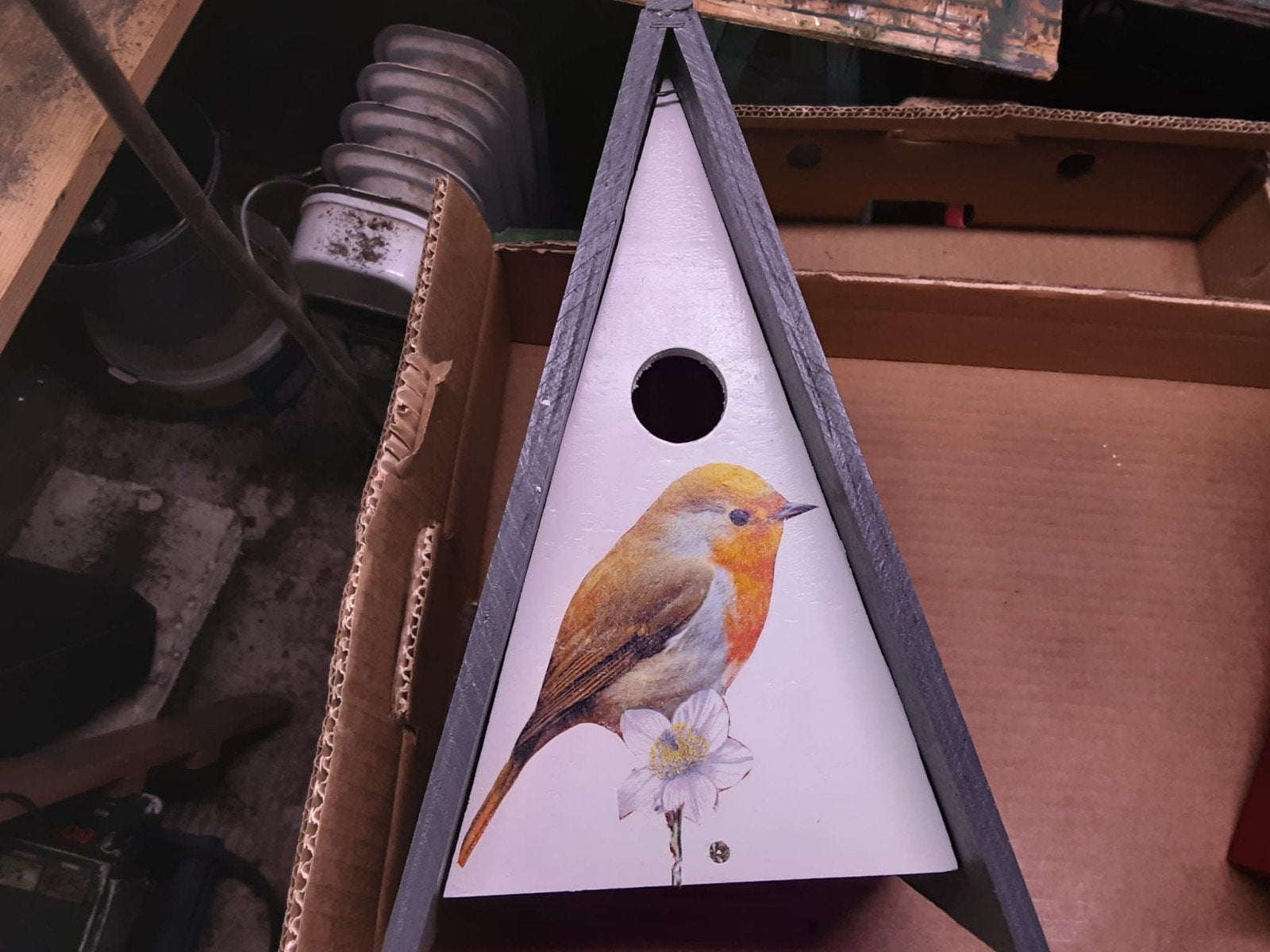 Hoge punt vogelhuisjes, Ophalen of Verzenden, Nieuw