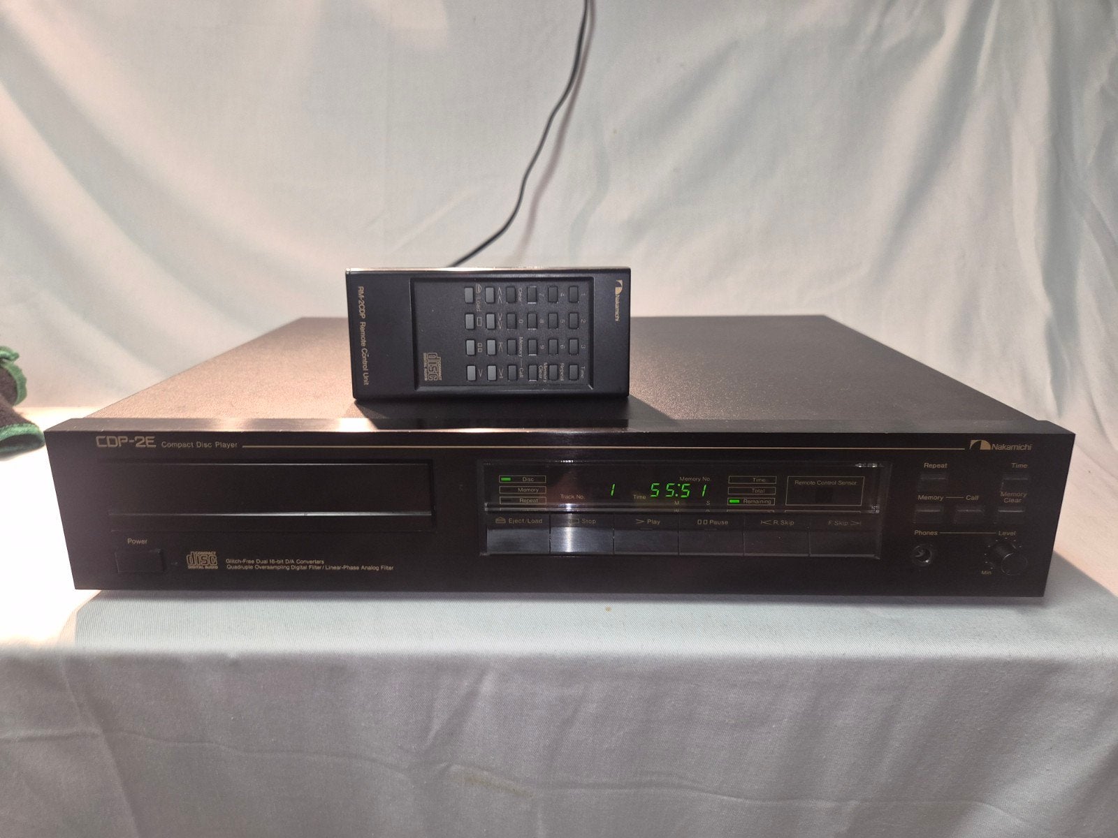 Nakamichi CDP-2E High-End CD-speler (TDA1541A DAC), Audio, Tv en Foto, Ophalen of Verzenden, Zo goed als nieuw, Sony