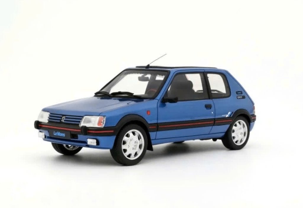 PEUGEOT 205 1.9 GTI LE MANS BLAUSW 1991 1/18 OTTO OT1153, Ophalen of Verzenden, Nieuw, Auto, OttOMobile