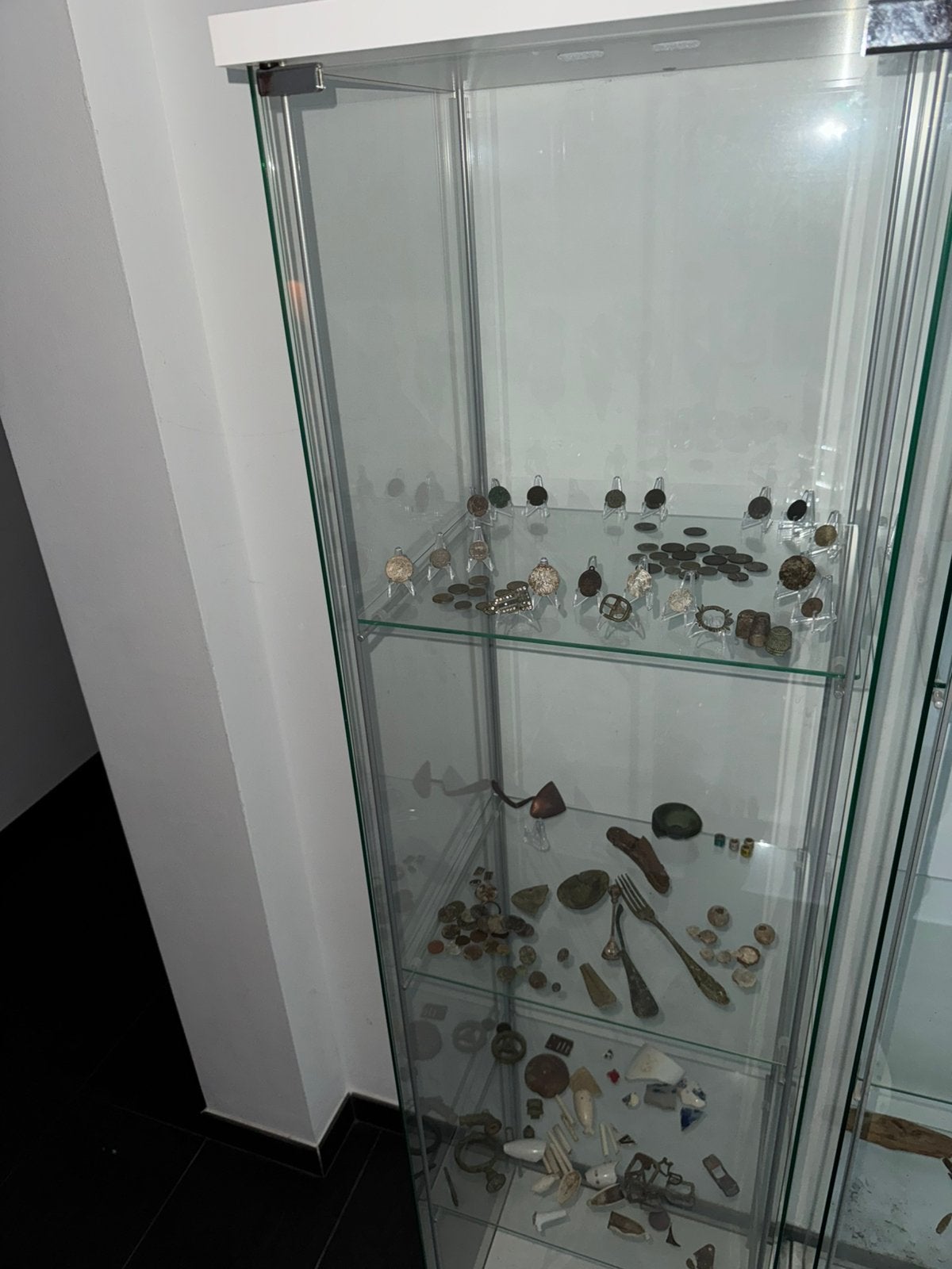 3x vitrinekast wit, Ophalen, 50 tot 100 cm, Zo goed als nieuw, Minder dan 100 cm