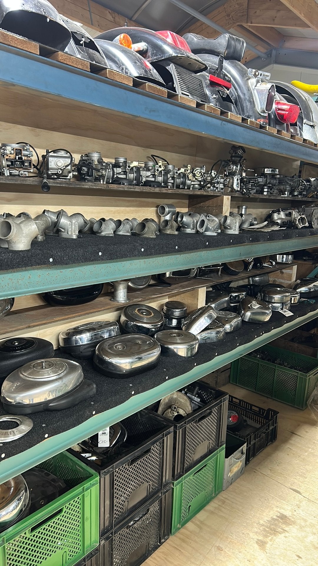 Grote collectie onderdelen, choppers en stock, Ophalen of Verzenden, Gebruikt