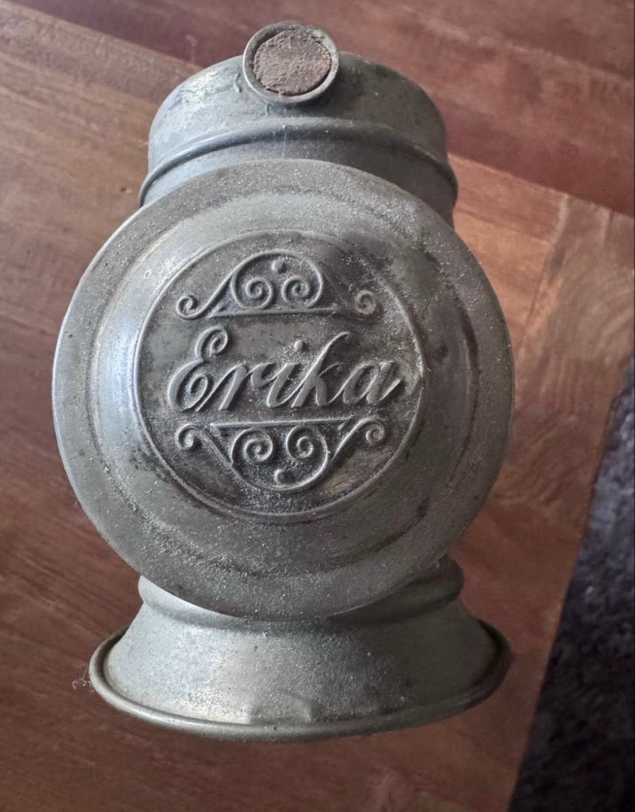 Authentieke Erika carbidlamp - decoratief en verzamelobject, Ophalen of Verzenden