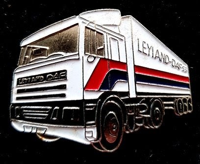 Leyland- DAF pin- emaille, Verzenden, Nieuw, Transport, Speldje of Pin
