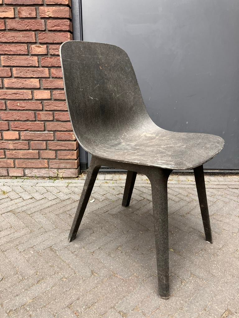 Gratis IKEA stoel - Gebruikt, Ophalen, Kunststof, Gebruikt, Zwart