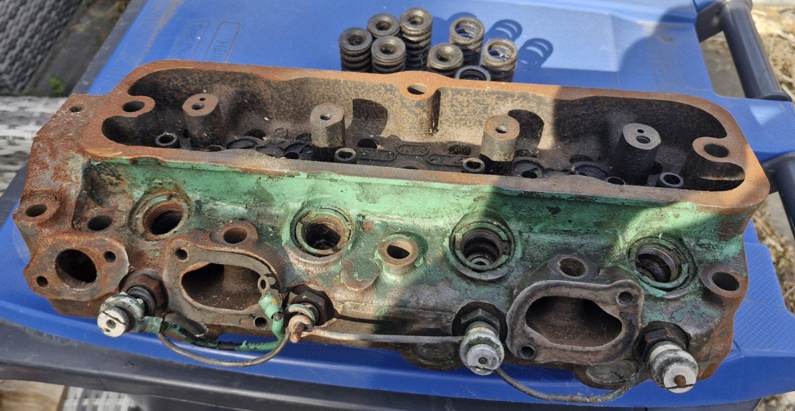 Mercedes OM636 Cilinderkop - Gebruikt, Ophalen of Verzenden, Gebruikt, Motor en Techniek, Zeilboot of Motorboot