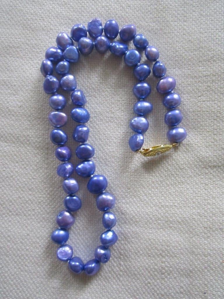 18.   Echte parels zoetwaterparels,  42cm, Ophalen, Overige materialen, Ketting