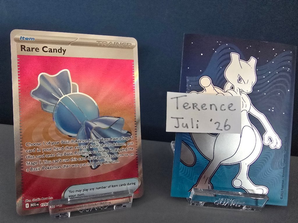Rare Candy (MEG 175) Pokémon kaart, Ophalen of Verzenden, Nieuw, Losse kaart, Foil
