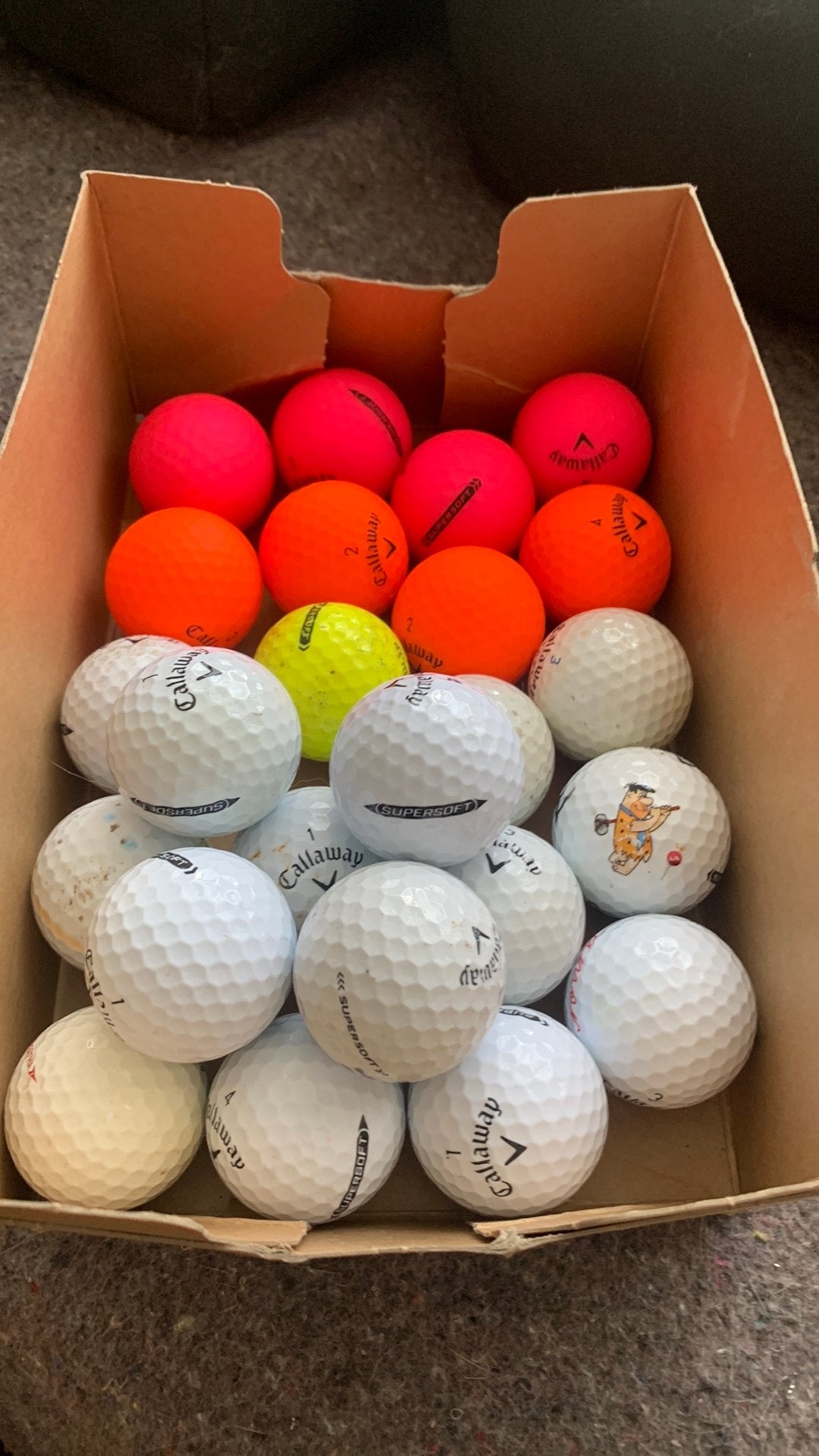 24 Callaway Supersoft Golfballen, Ophalen of Verzenden, Zo goed als nieuw, Bal(len), Callaway