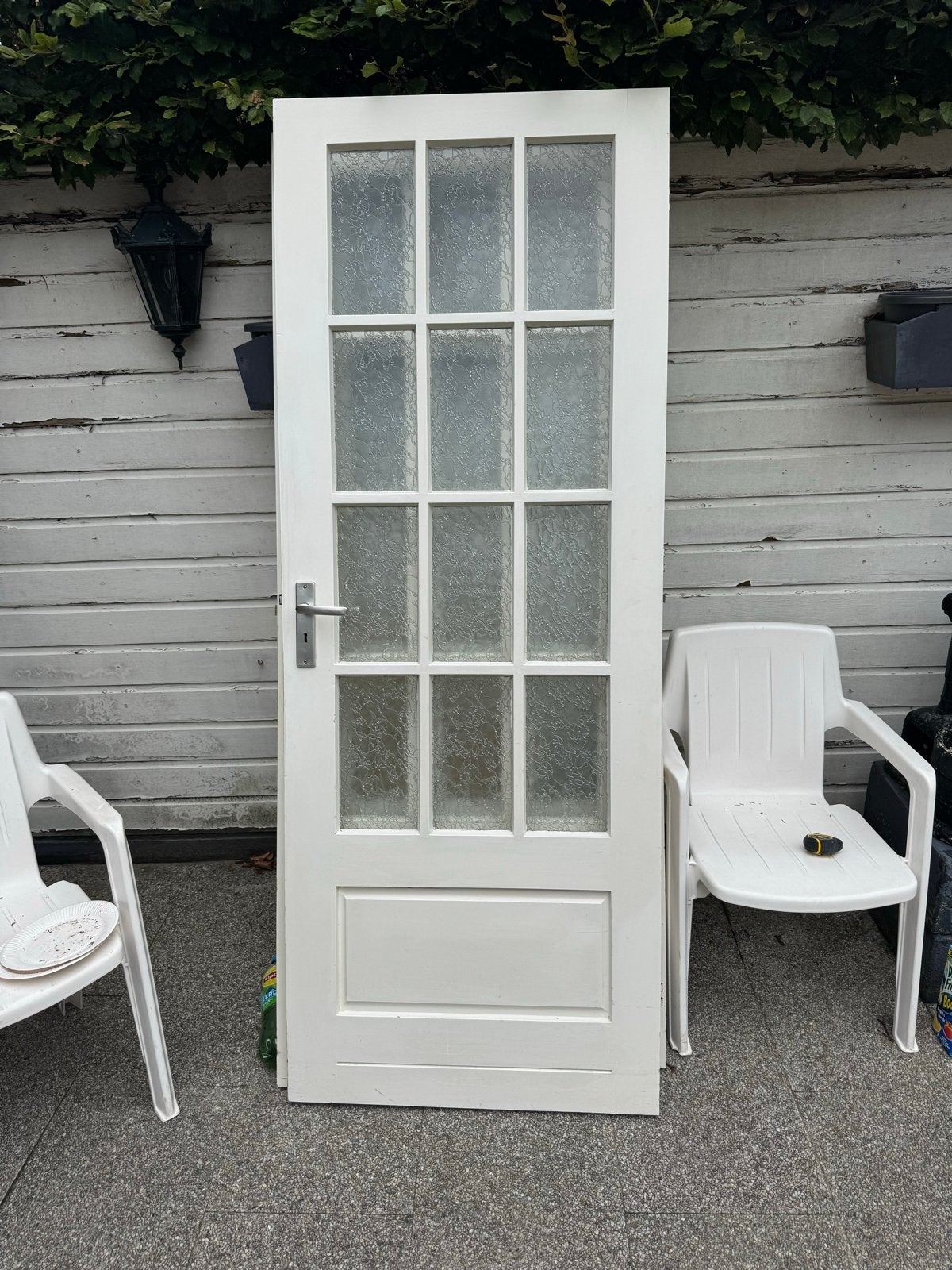 3x Oude Paneeldeuren met Glas - Diverse Maten, Doe-het-zelf en Verbouw, Ophalen, Gebruikt, 80 tot 100 cm, Binnendeur