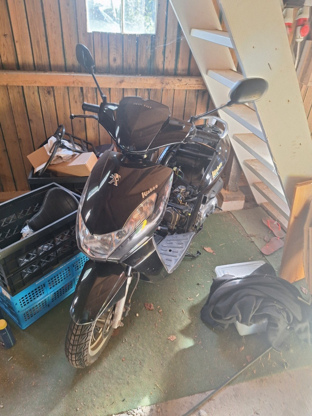Peugeot Kisbee scooter (defect) voor onderdelen of reparati, Ophalen, Gebruikt, Overige modellen