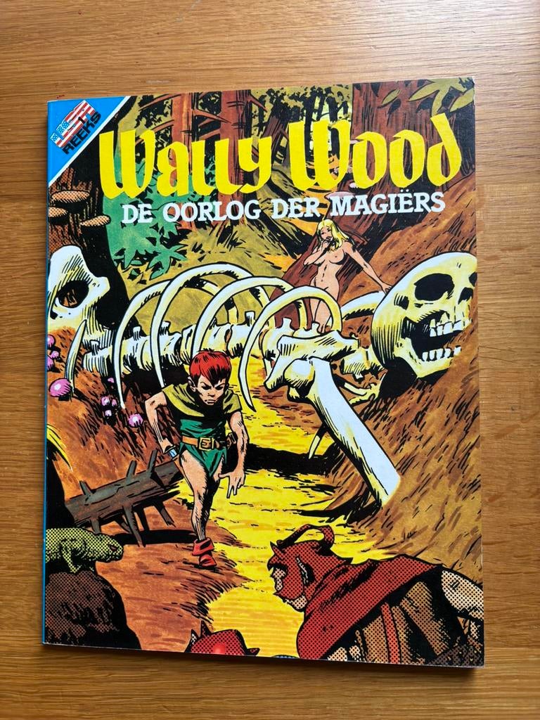 Wally Wood - De oorlog der Magiers - met Warren strips, Eén stripboek, Ophalen of Verzenden, Zo goed als nieuw