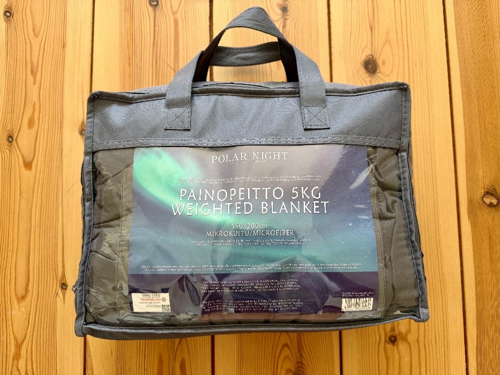 Polar Night Weighted Blanket / Verzwaringsdeken 5kg, Eenpersoons, Ophalen of Verzenden, Grijs, Deken of Dekbed