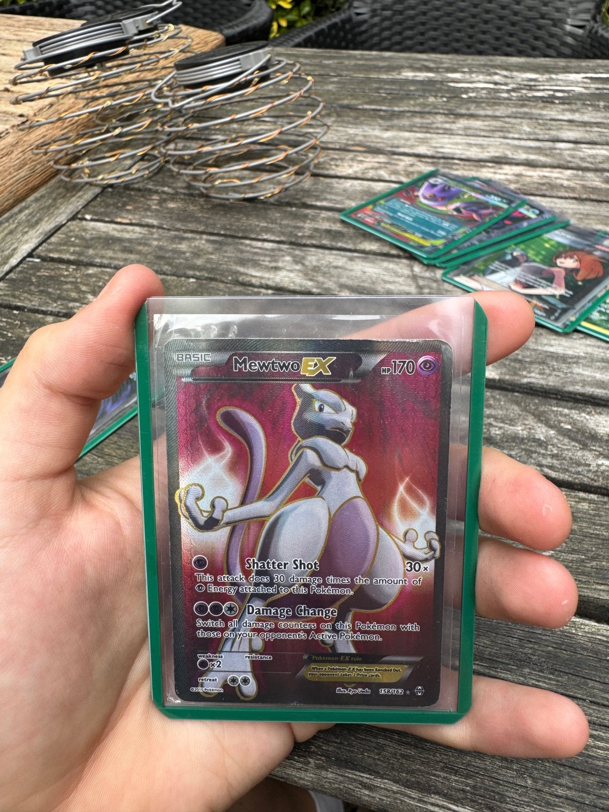 Mewtwo ex 158/162, Ophalen of Verzenden, Zo goed als nieuw