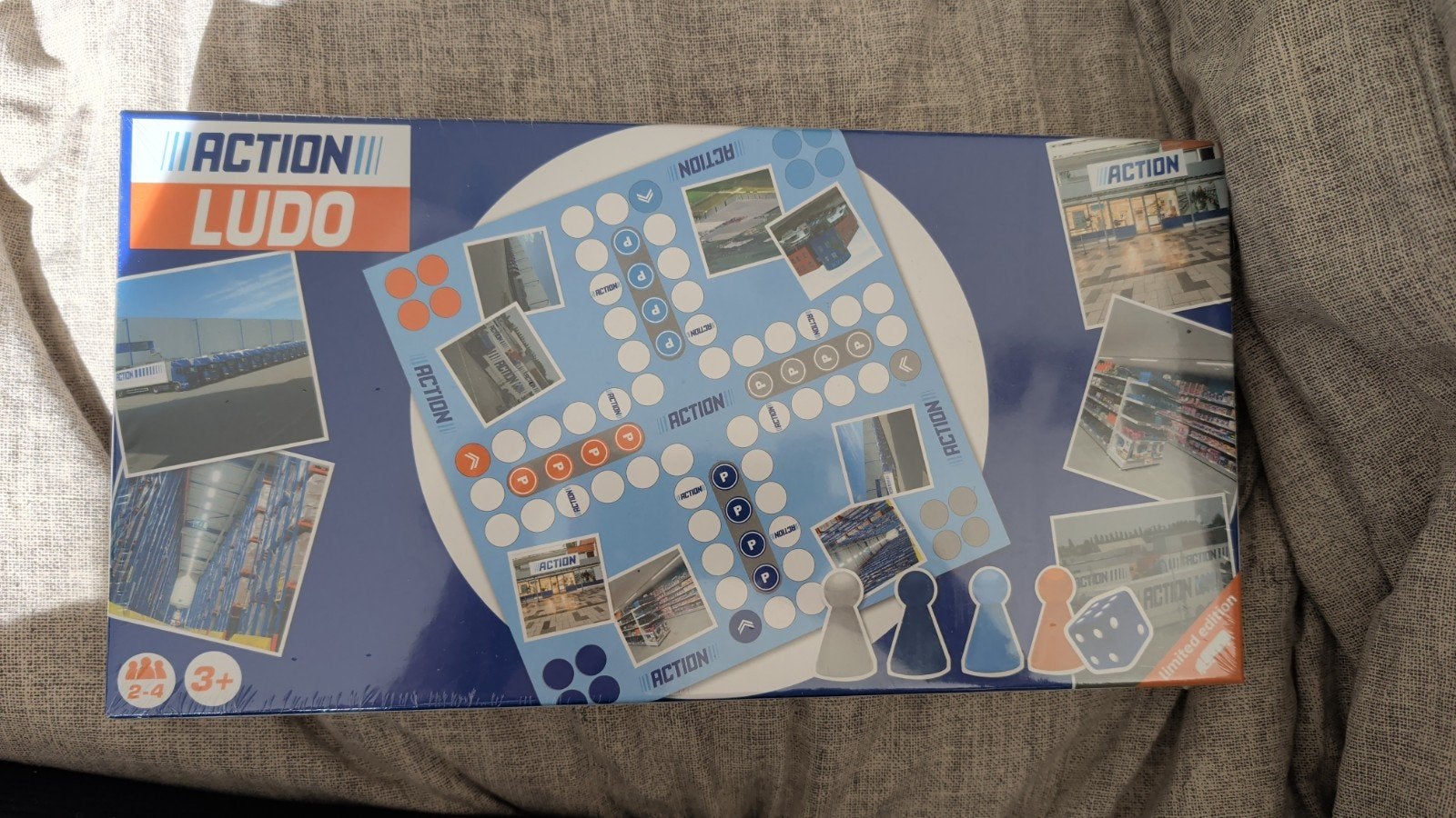 Nieuw Action Ludo bordspel - Limited Edition, Hobby en Vrije tijd, Een of twee spelers, Ophalen, Nieuw, Action