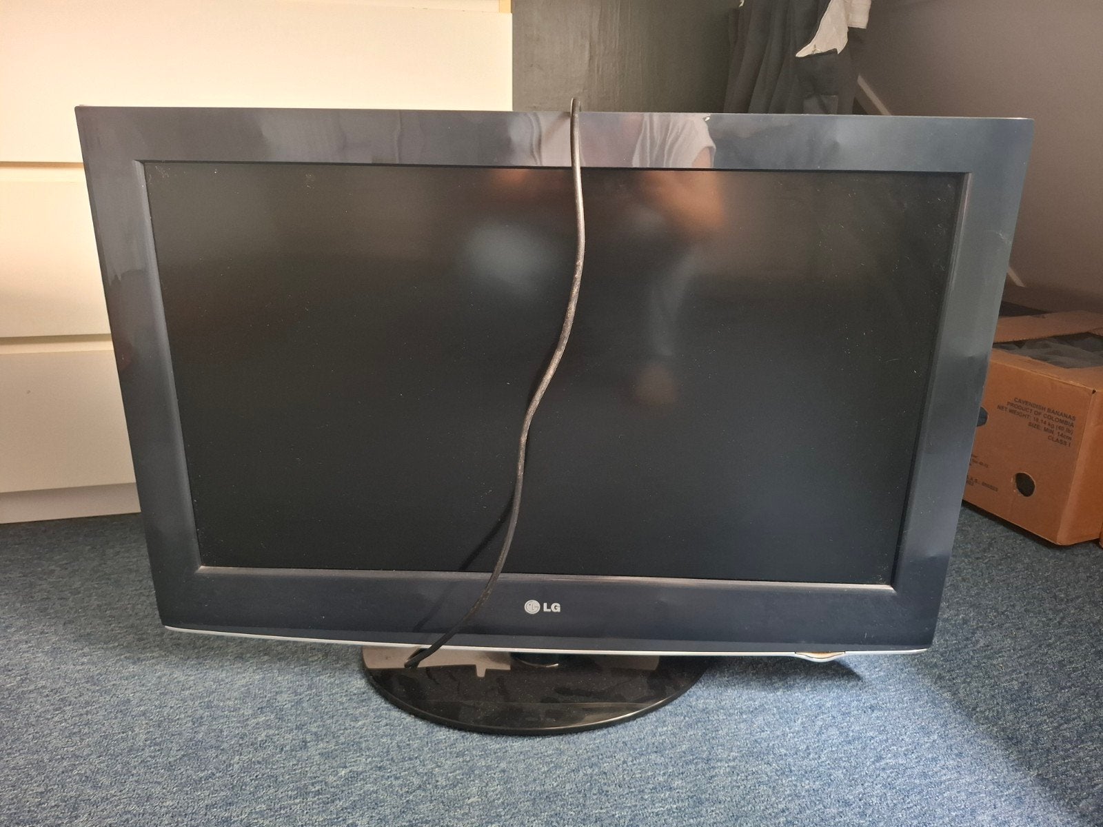 LG 32LD420 LCD TV - 32 inch Full HD Televisie, Ophalen, Gebruikt, 50 Hz, LCD