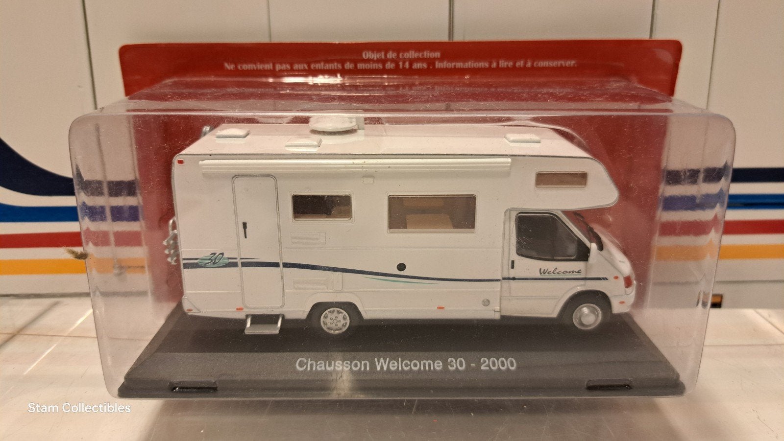IXO Magazine Camper Ford Transit Chausson Welcome 30 - 2000, Overige merken, Auto, Ophalen of Verzenden, Zo goed als nieuw