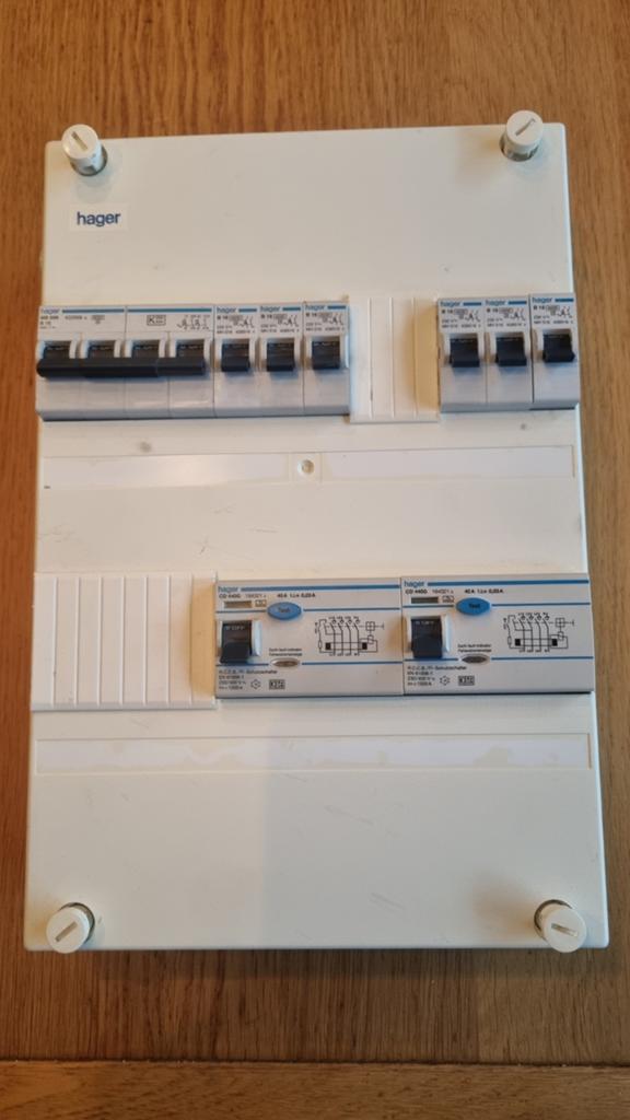 Hager groepenkast kracht 400v, Ophalen of Verzenden, Gebruikt