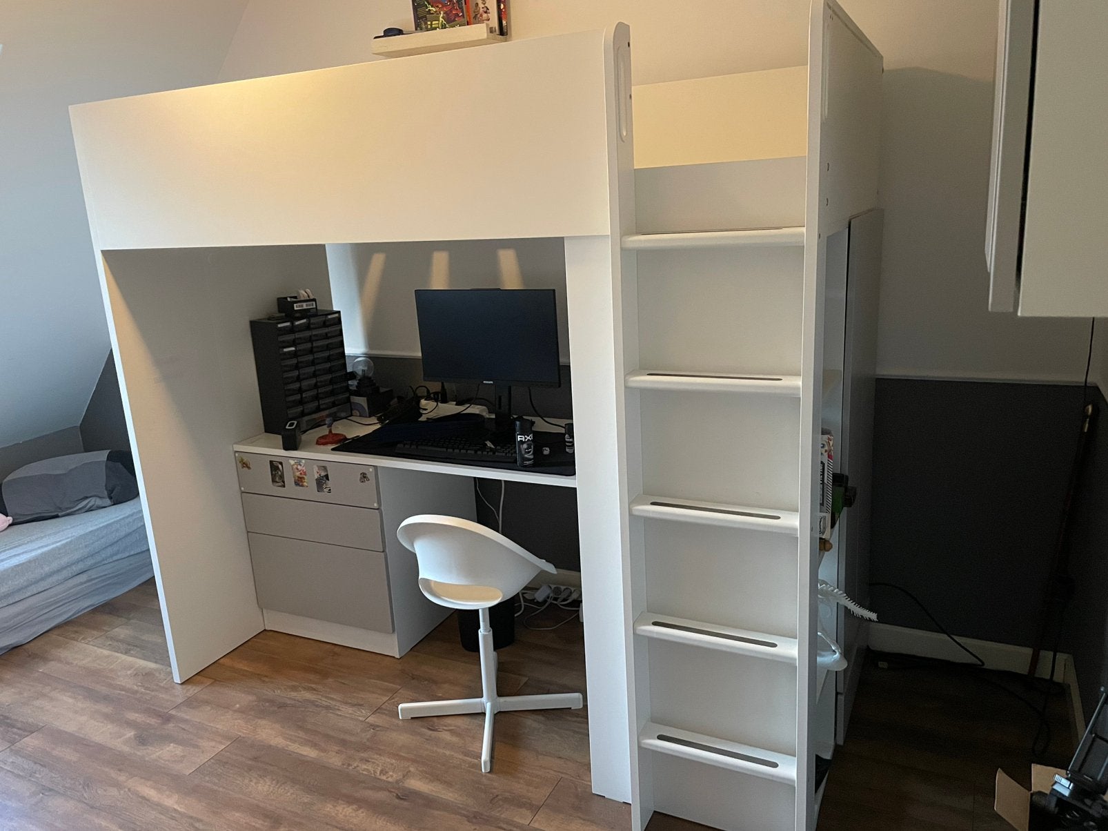 Hoogslaper Smastad, Ophalen, Eenpersoons, Zo goed als nieuw, 90 cm