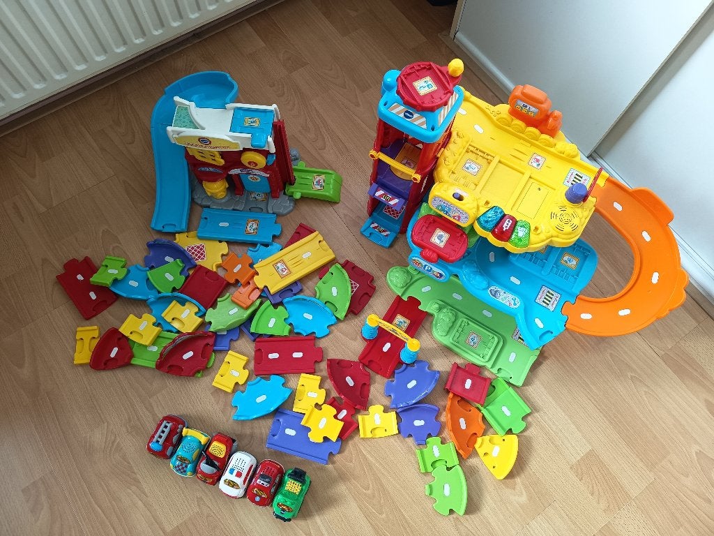 VTech Toet Toet Auto's Brandweerkazerne & Parkeergarage, Ophalen, Gebruikt, 2 tot 4 jaar