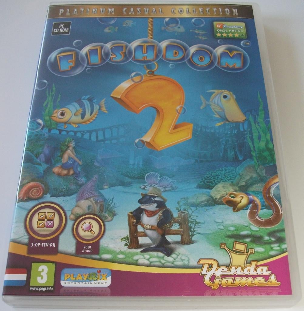 PC Game *** FISHDOM 2 *** Waanzinnige Onderwaterwerelden, Spelcomputers en Games, Games | Pc, Zo goed als nieuw, Puzzel en Educatief