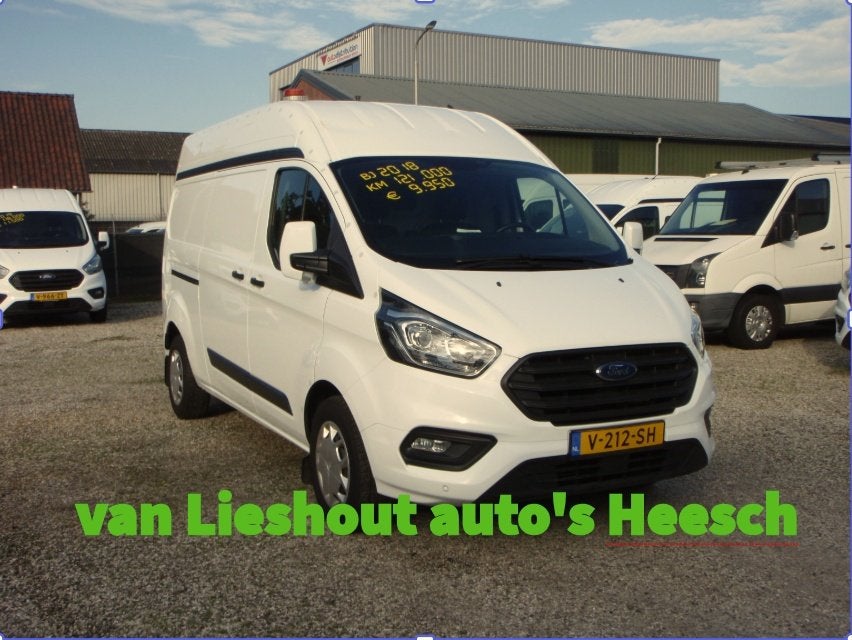 Ford Transit Custom 320 L2H2 Trend nette auto 121393km bj 18, Auto's, 4 cilinders, Wit, Origineel Nederlands, Bedrijf