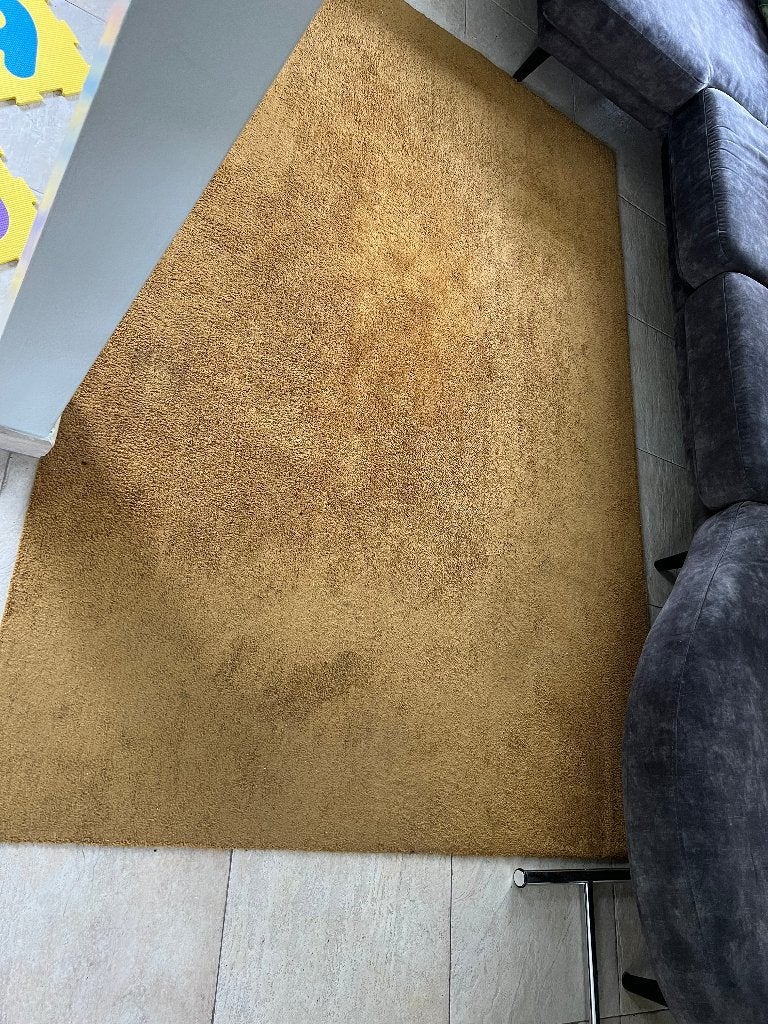 Kleed oker 230x160 cm, Huis en Inrichting, Ophalen, Gebruikt, Overige kleuren, 150 tot 200 cm