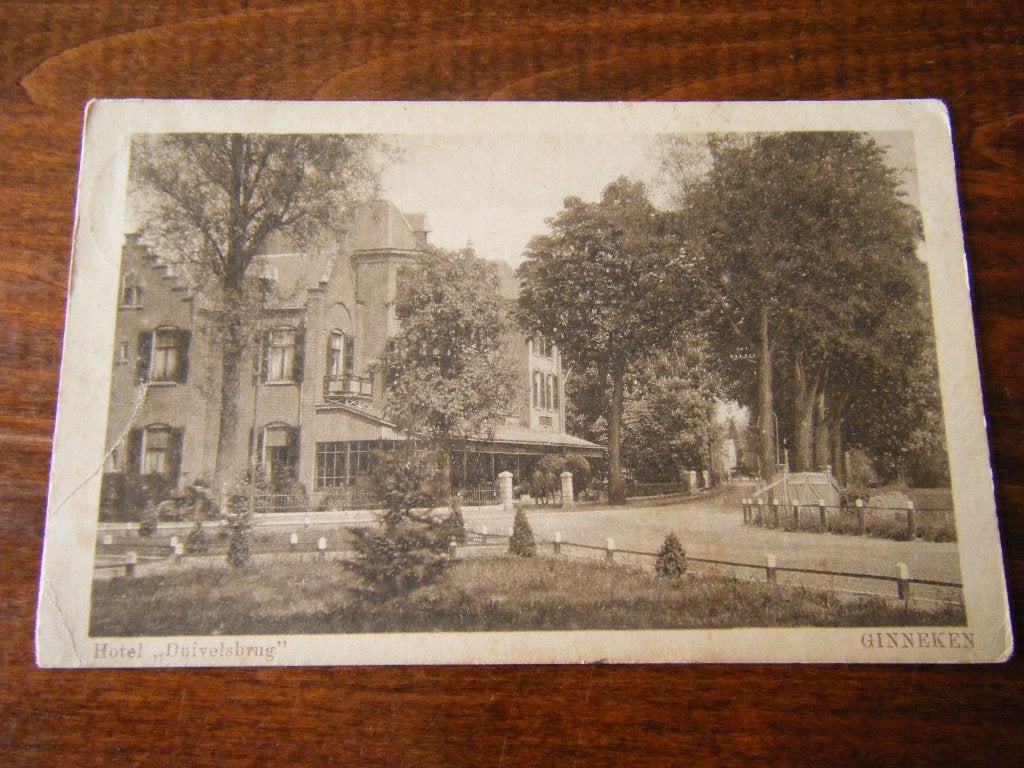 Q38 - Breda - Ginneken - Hotel Duivelsbrug - 1920 - Mooi/Oud, Ophalen of Verzenden, Voor 1920, Noord-Brabant
