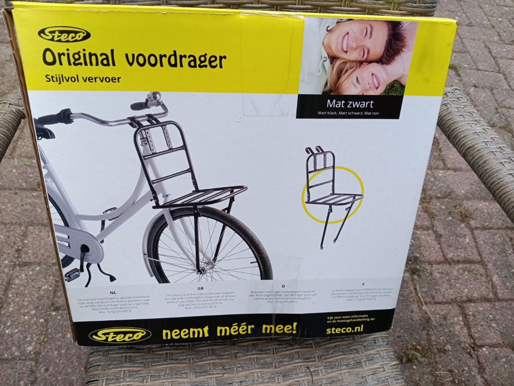 Steco Original Voordrager - Zwart - Nieuw in Doos, Fietsen en Brommers, Ophalen of Verzenden, Nieuw