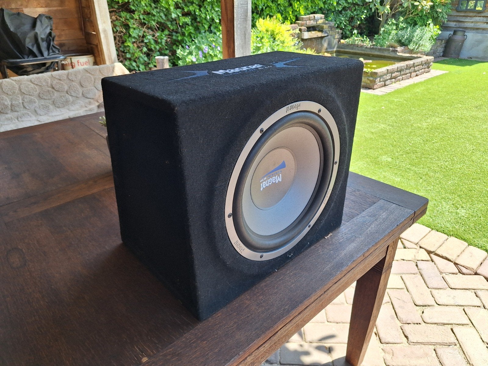 Subwoofer basskist versterker, Ophalen