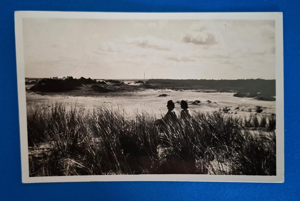 Fotokaart Kootwijk Kootwijksche Zand Radio Kootwijk 1952, Ophalen of Verzenden, 1940 tot 1960, Gelopen, Gelderland