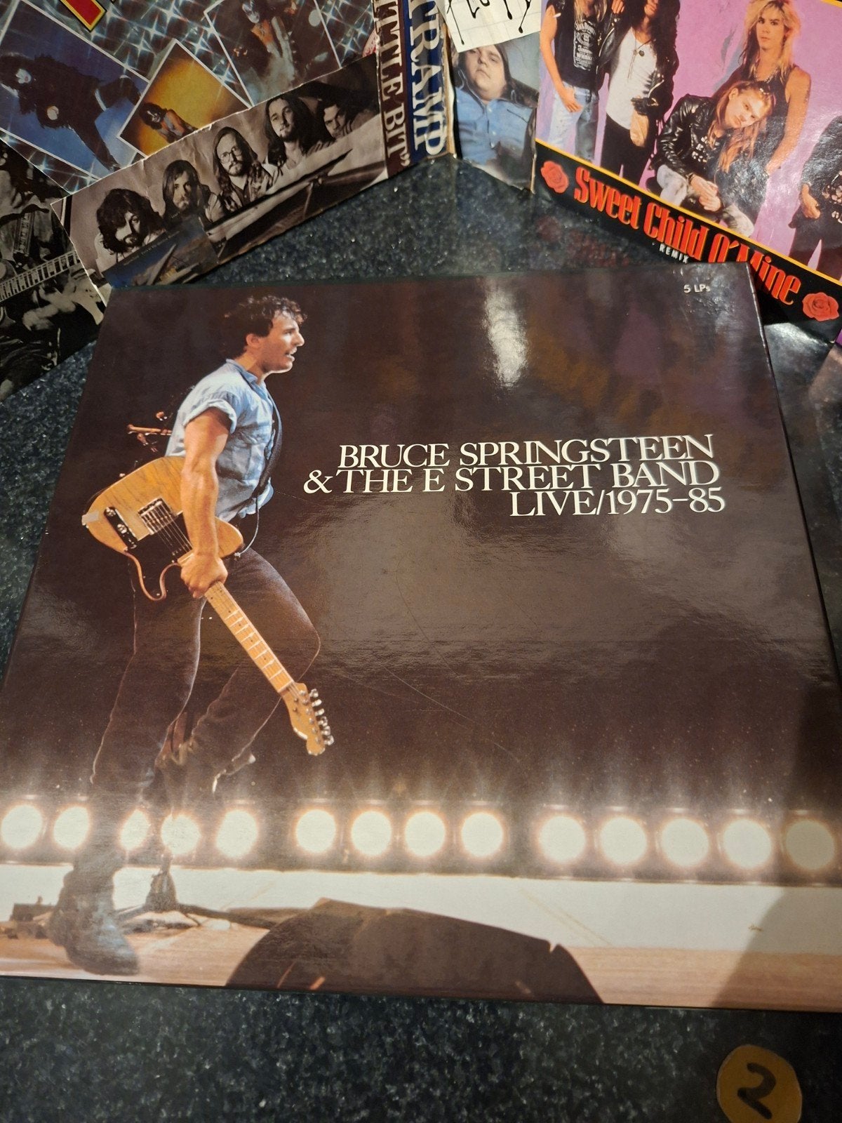 Bruce Springsteen & The E Street Band - Live/1975-85 LP 1986, Boxset, Overige formaten, Ophalen of Verzenden, Zo goed als nieuw