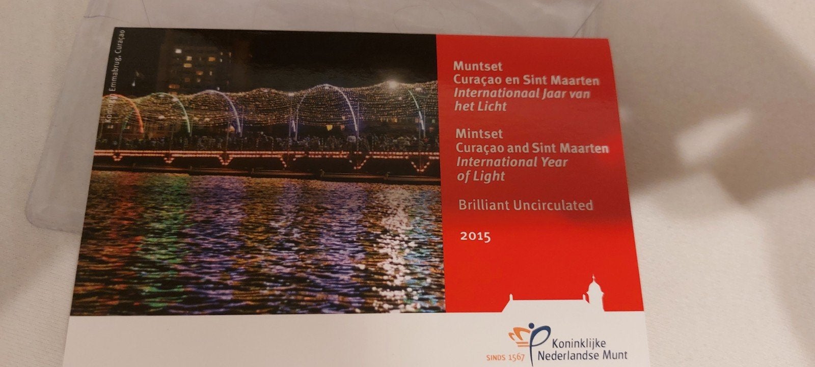 Muntset Curaçao en Sint Maarten 2015 - BU, Ophalen of Verzenden, Buitenland, Munten