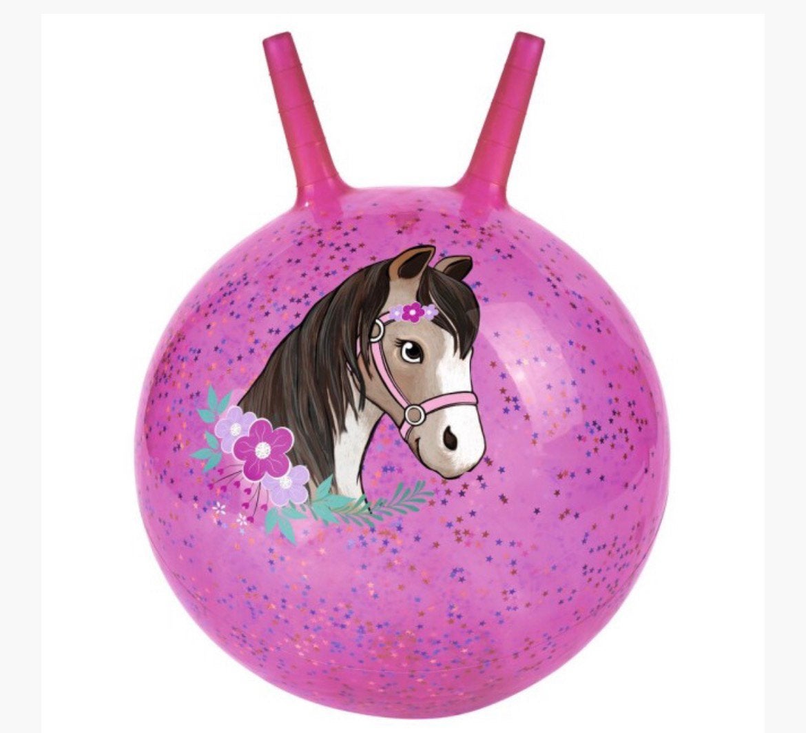 Skippybal met paarden en glitter, NIEUW, Ophalen of Verzenden, Nieuw