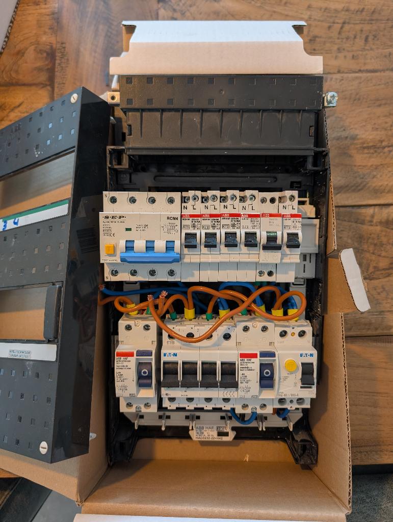 ABB HAF 3-Fase Groepenkast Inclusief Krachtgroep, Ophalen of Verzenden, Gebruikt, Overige typen