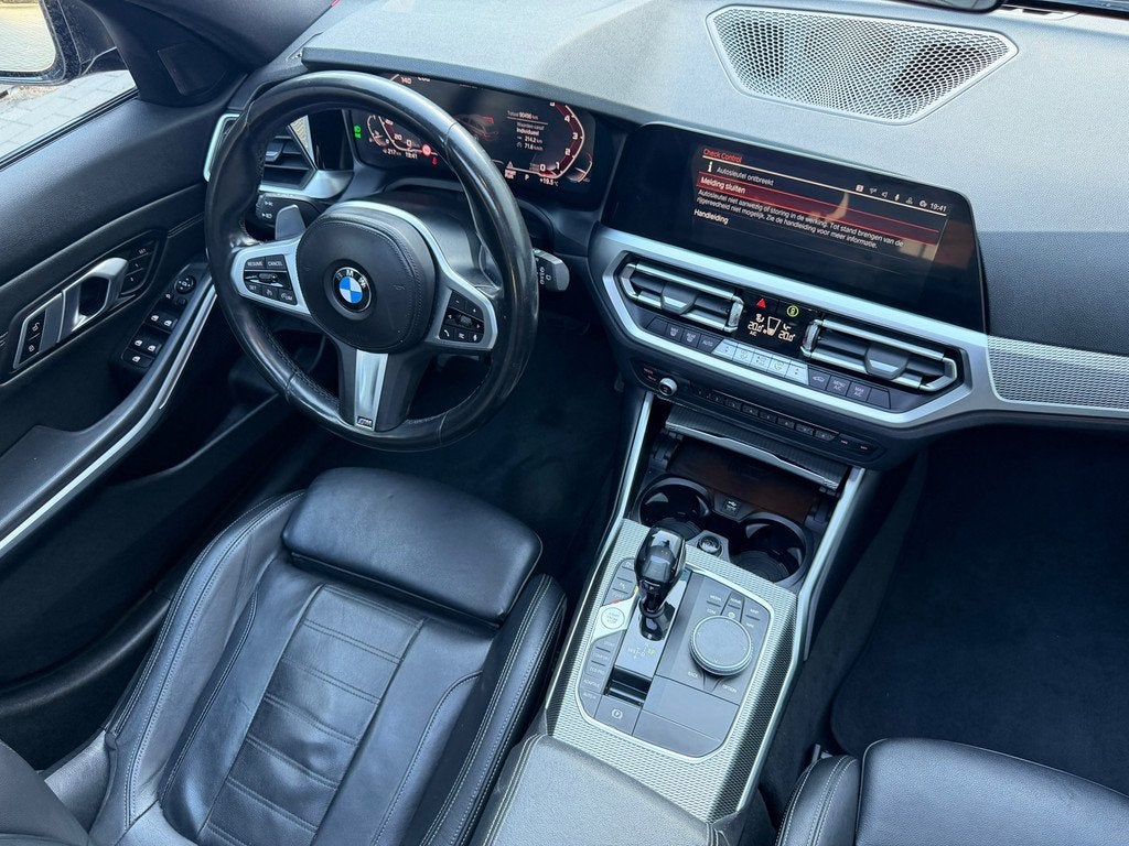 BMW 3-serie Touring M340i xDrive Pano Laser Leder Carplay Vi, Auto's, Automaat, Zwart, 4 cilinders, Blauw