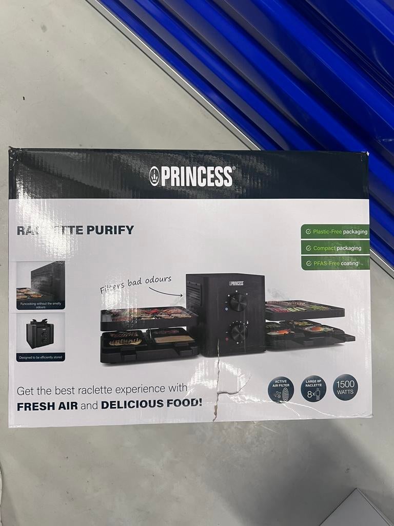 Princess Raclette Purify gourmetstel (gloednieuw, 8 pers.), Ophalen of Verzenden, Nieuw, 8 personen of meer