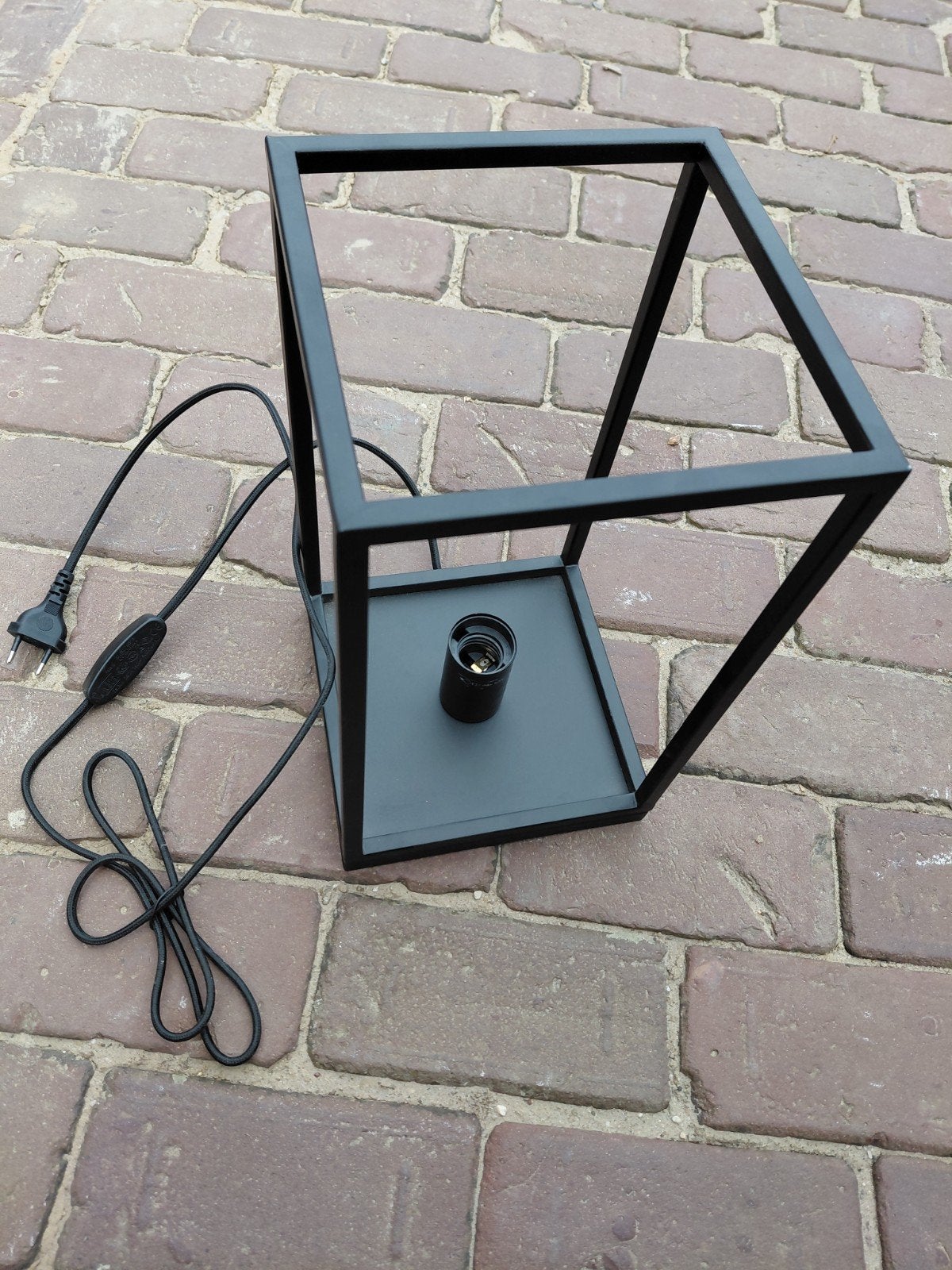 GAMMA Simone Tafellamp Zwart - Modern Design, Zwart, Ophalen, E27 (groot)