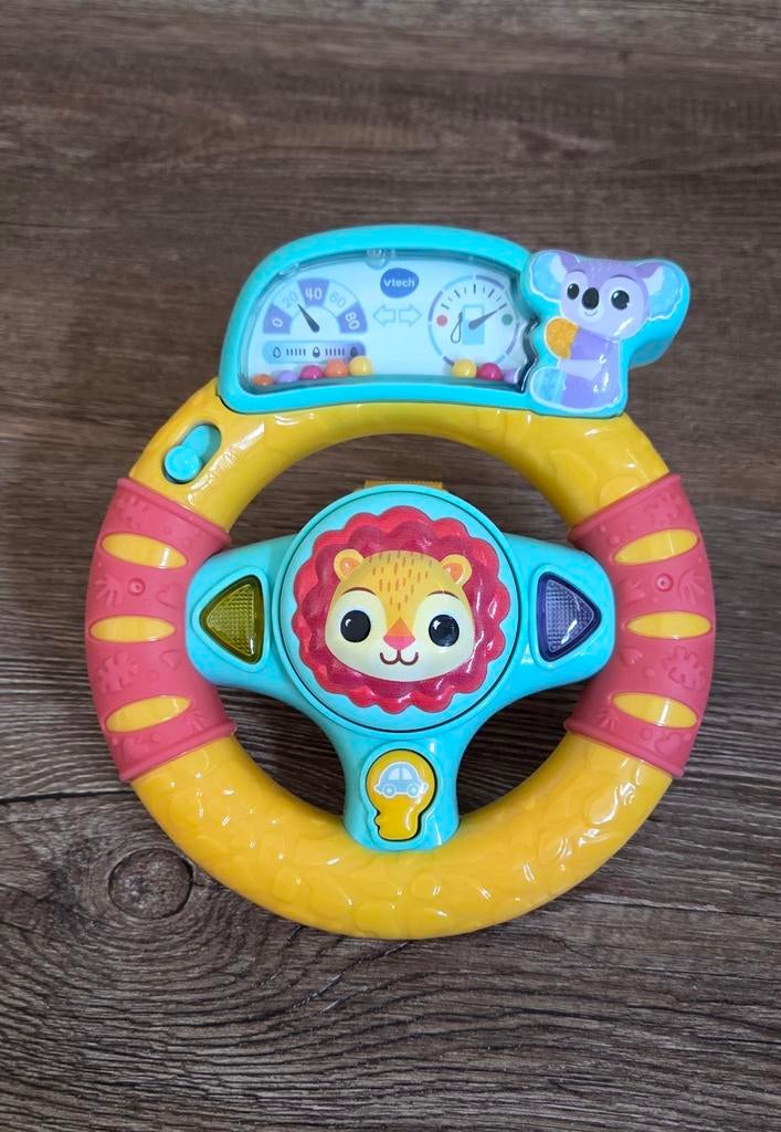 VTech Baby Speelstuur met Geluid en Licht - Leeuw, Ophalen, Zo goed als nieuw, Auto, Met licht