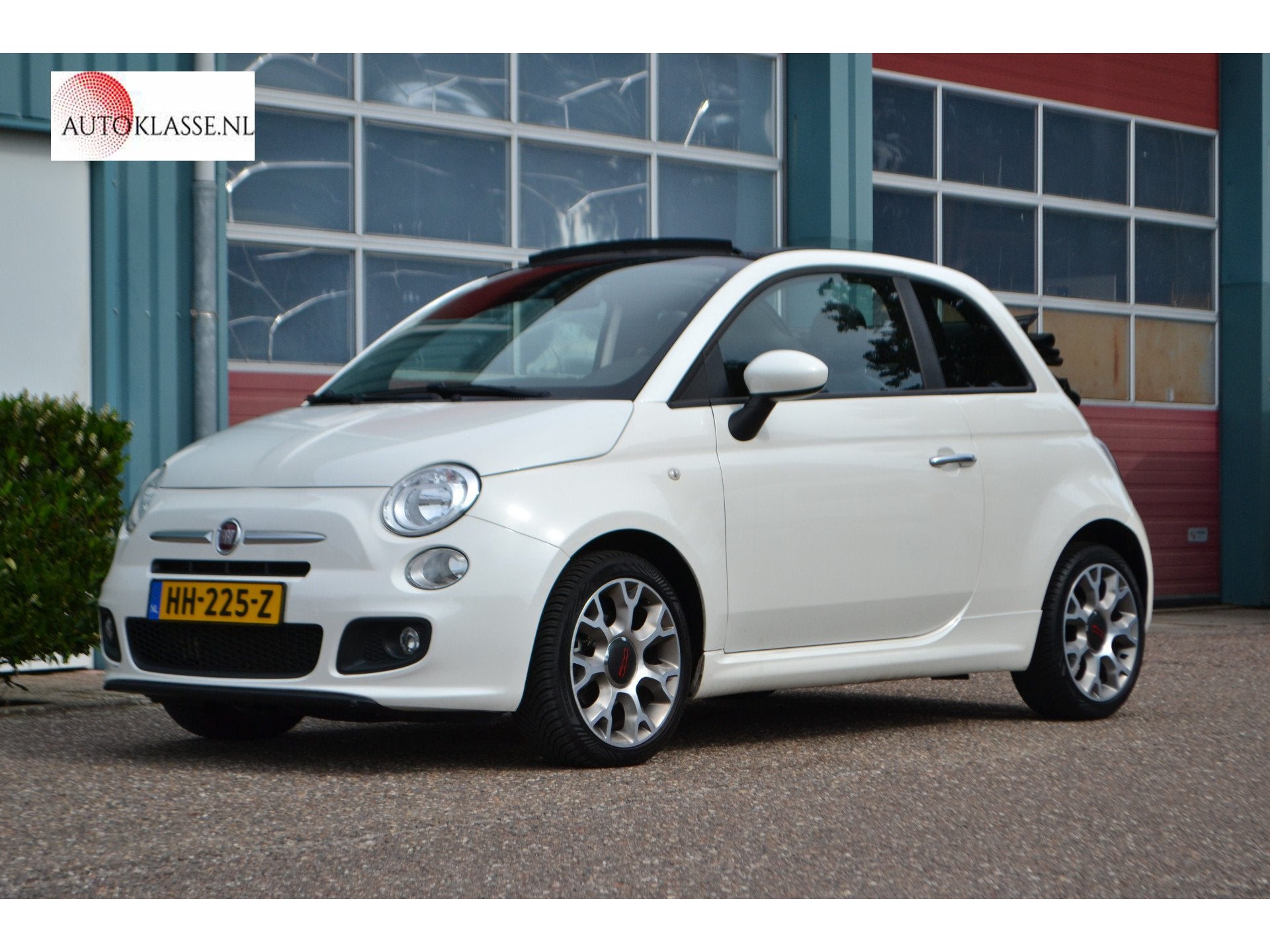 Fiat 500C 0.9 TwinAir Turbo 500S AUTOMAAT (bj 2015), Auto's, Gebruikt, Elektrische ramen, Wit, Bedrijf