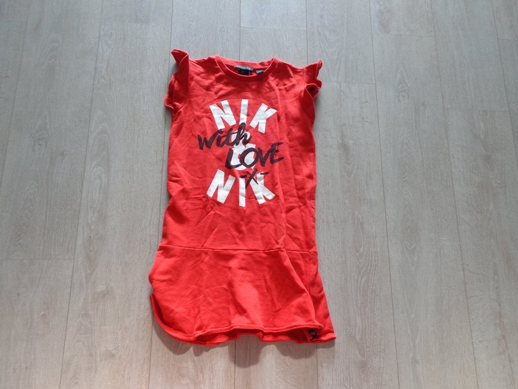 rood jurkje van Nik & Nik, maat 12/152, Ophalen of Verzenden, Gebruikt, Meisje, Jurk of Rok