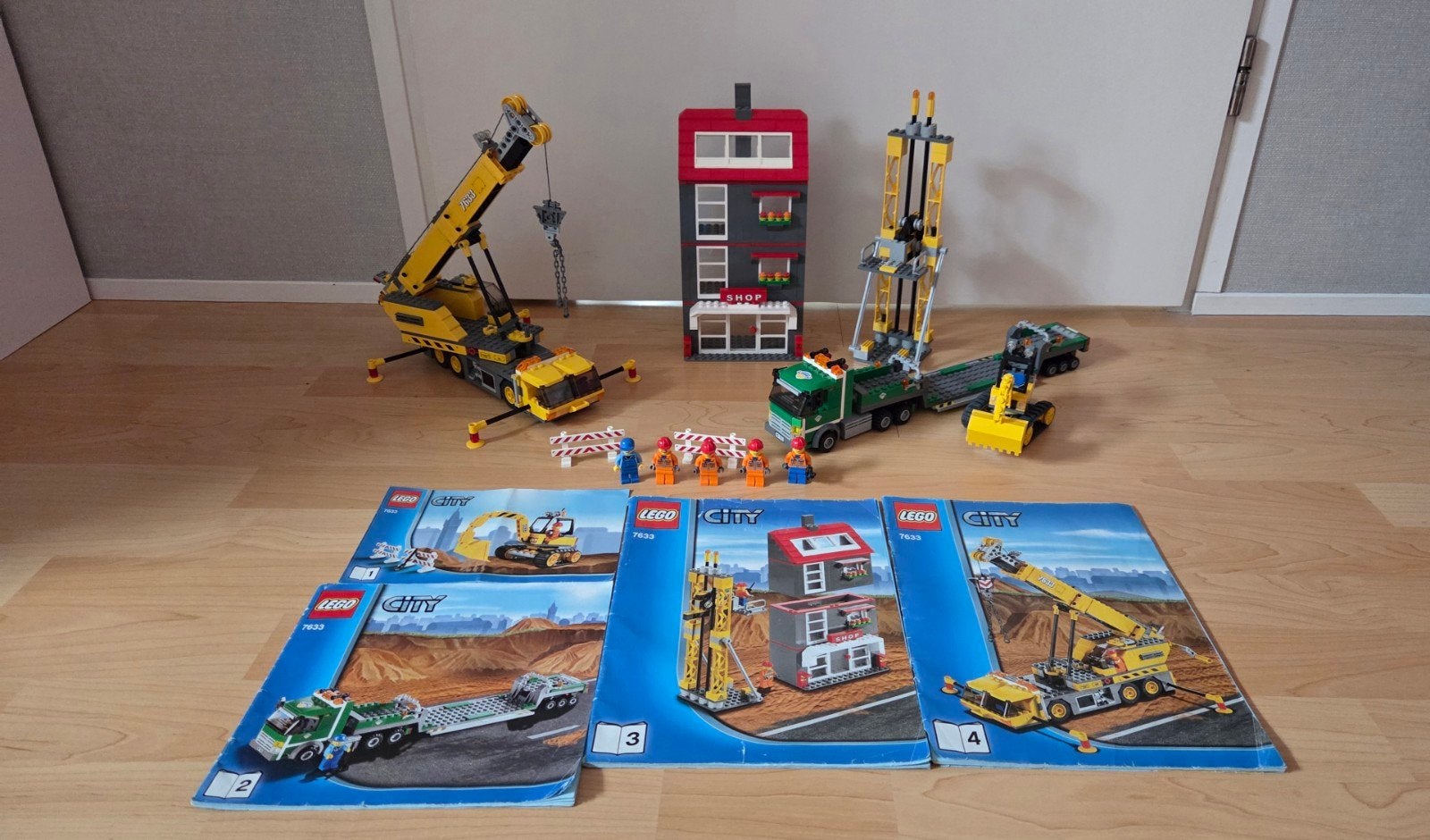 Lego City 7633 Bouwplaats, Kinderen en Baby's, Speelgoed | Duplo en Lego, Ophalen, Lego, Inclusief minifiguren, Complete set