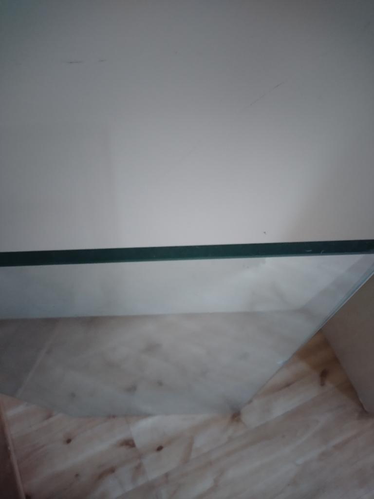dikke glasplaat floatglas rondom geslepen voor in vitrinekas, Minder dan 80 cm, Minder dan 80 cm, Ophalen of Verzenden, Zo goed als nieuw