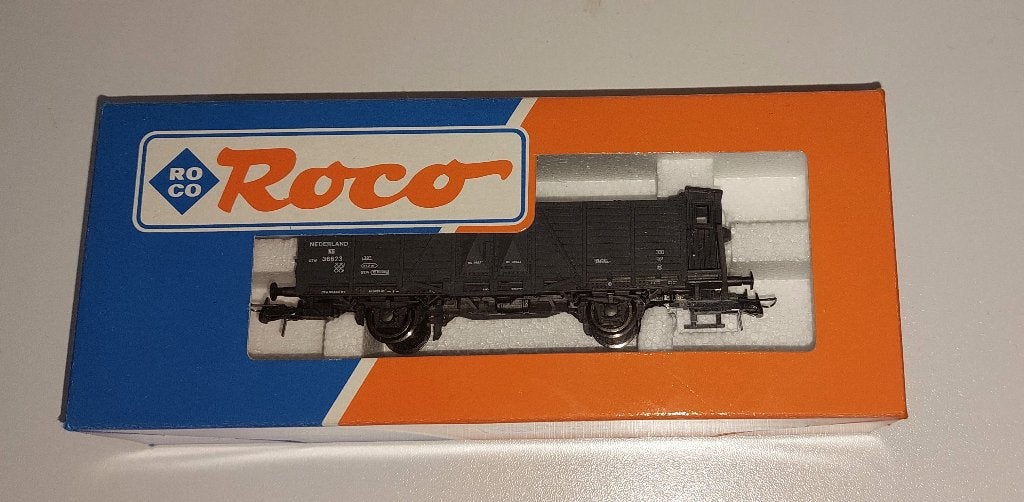 Roco H0 46279 - Open goederenwagen met remmershuis NS in ovp, Gelijkstroom, Ophalen of Verzenden, NS, Roco